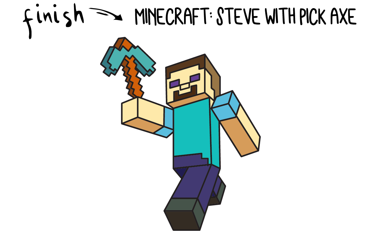 Detail Minecraft Axt Nomer 21