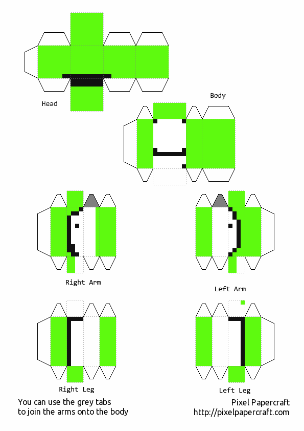 Detail Papercraft Download Minecraft Nomer 2