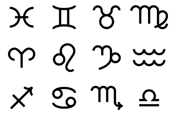 Symbole Sternzeichen - KibrisPDR