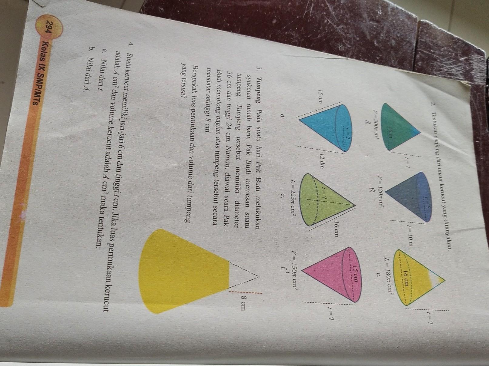 Detail Buku Paket Matematika Kelas 9 Nomer 42