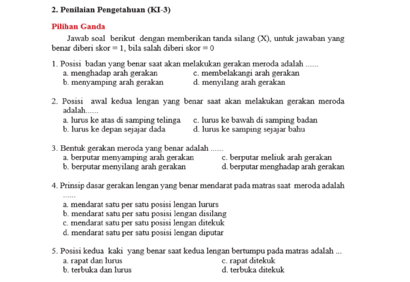 Detail Buku Paket Penjaskes Kelas 8 Kurikulum 2013 Semester 1 Nomer 32