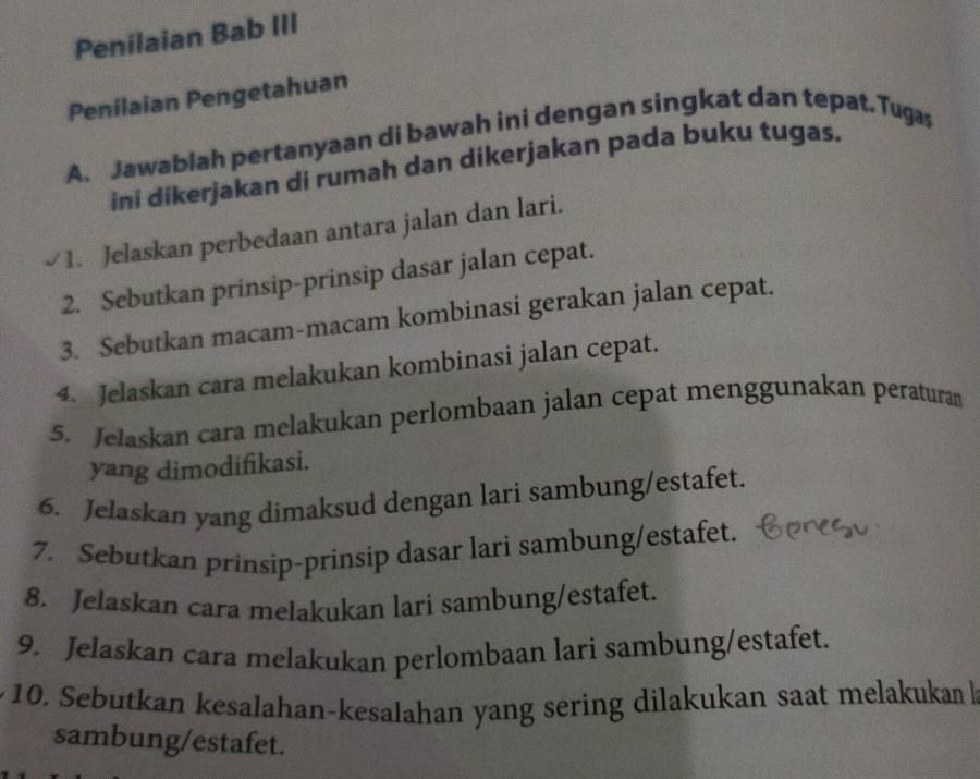 Detail Buku Paket Pjok Kelas 9 Nomer 33