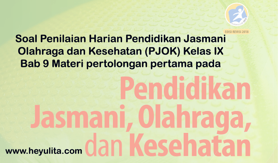 Detail Buku Paket Pjok Kelas 9 Nomer 41