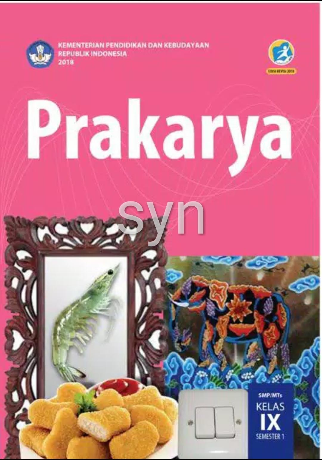 Detail Buku Paket Prakarya Nomer 18