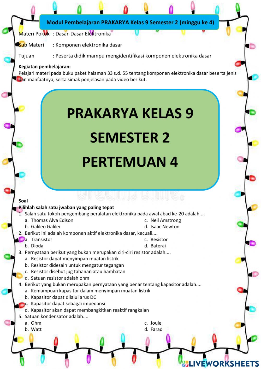 Detail Buku Paket Prakarya Kelas 9 Semester 2 Nomer 22