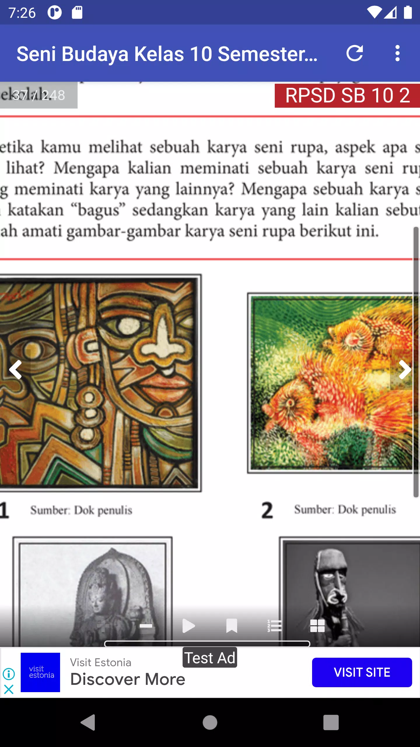 Detail Buku Paket Seni Budaya Kelas 10 Semester 2 Nomer 23