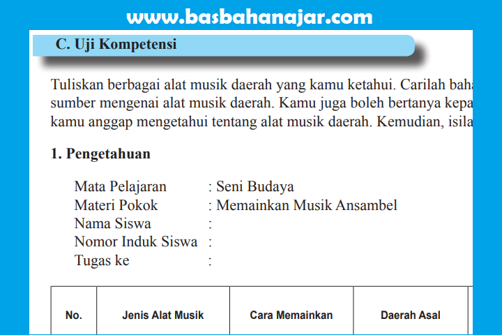 Detail Buku Paket Seni Budaya Kelas 12 Nomer 47