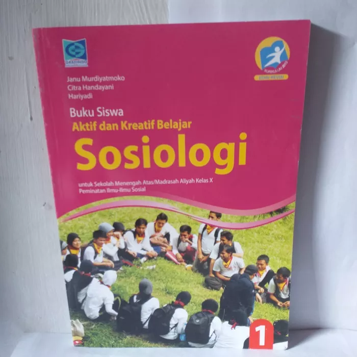 Detail Buku Paket Sosiologi Kelas 10 Kurikulum 2013 Revisi Nomer 12