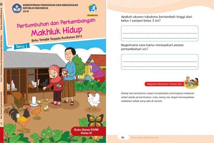 Detail Buku Paket Tema 1 Kelas 3 Nomer 8