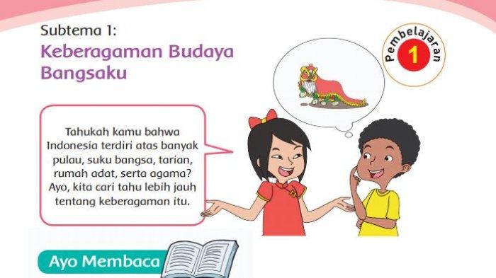 Detail Buku Paket Tema 1 Kelas 4 Nomer 9