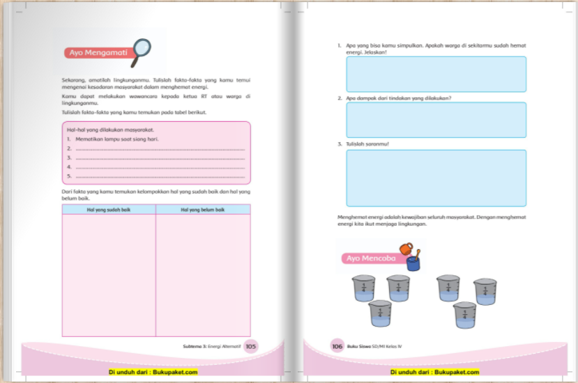 Detail Buku Paket Tema 2 Kelas 4 Nomer 42