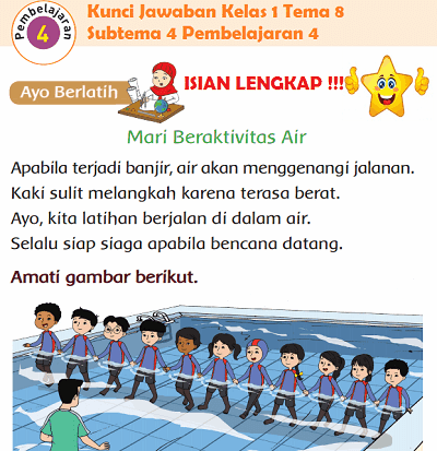 Detail Buku Paket Tema 4 Kelas 1 Nomer 11