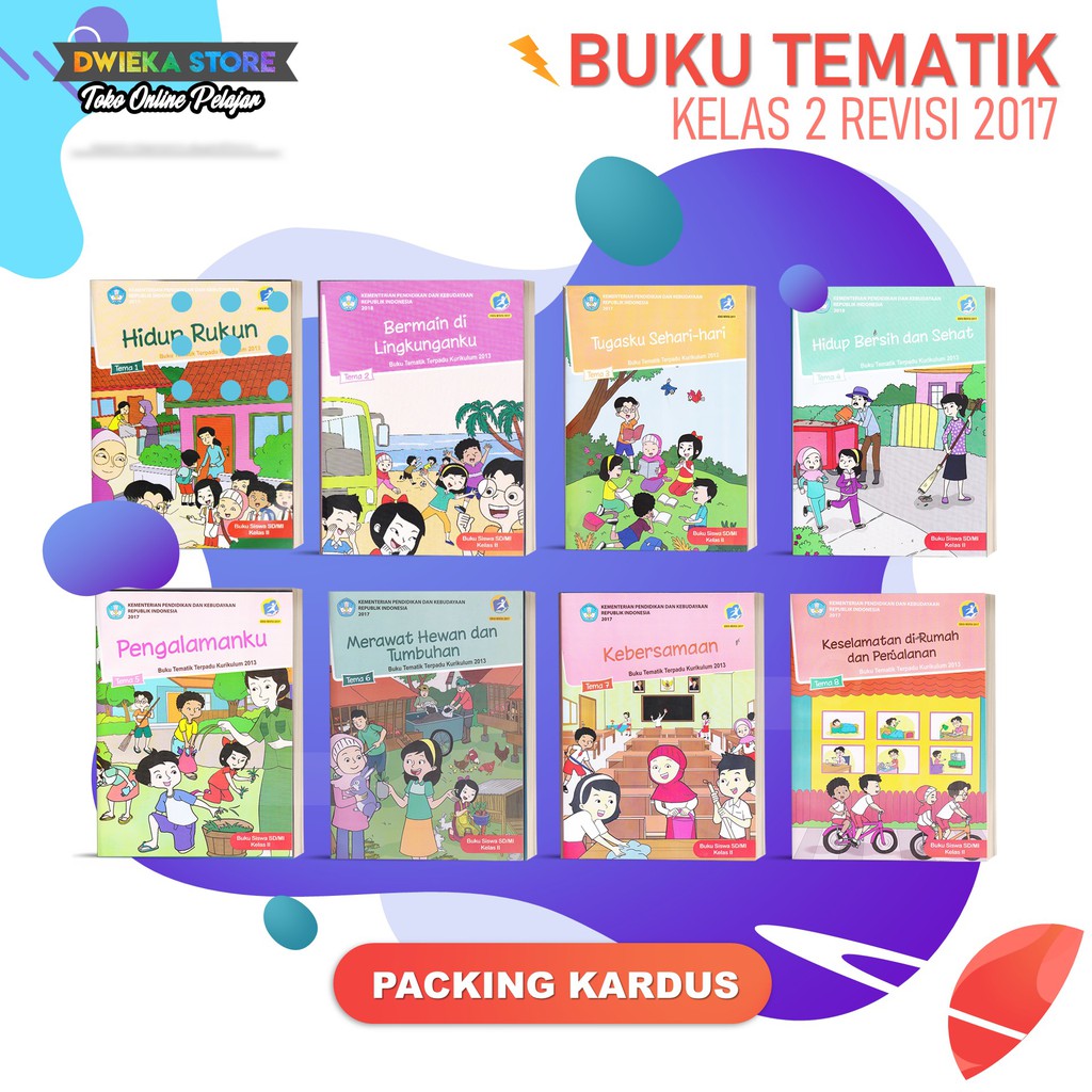 Detail Buku Paket Tematik Kelas 2 Sd Revisi 2017 Nomer 5