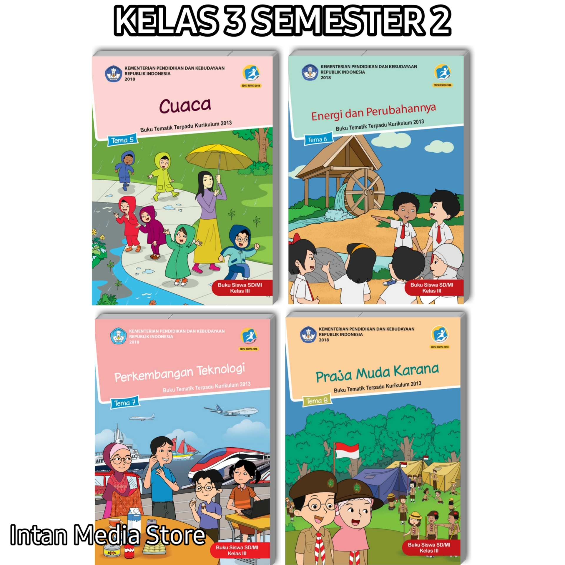 Detail Buku Paket Tematik Kelas 3 Sd Semester 2 Nomer 2