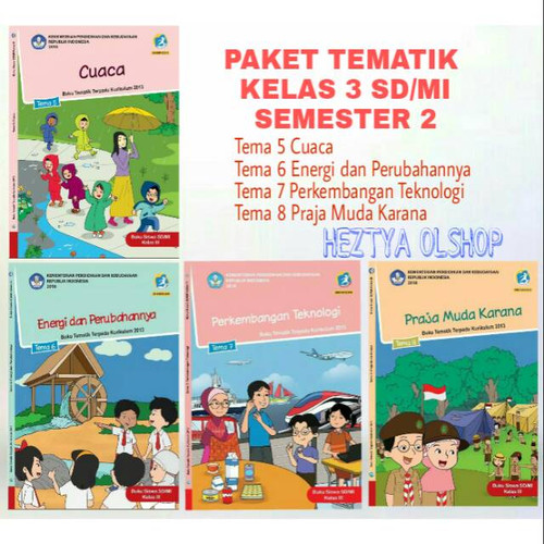 Detail Buku Paket Tematik Kelas 3 Sd Semester 2 Nomer 9