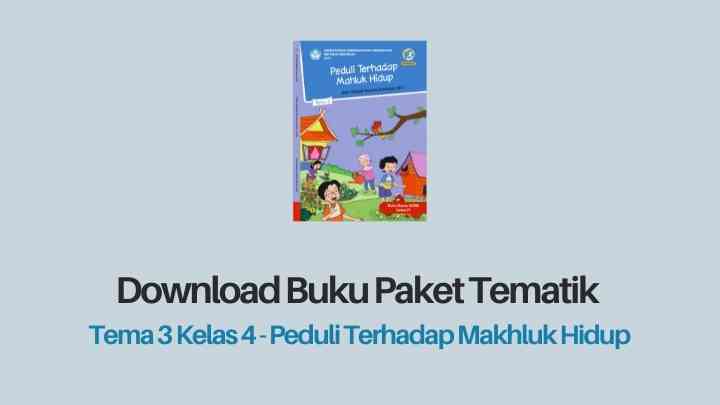 Detail Buku Paket Tematik Kelas 4 Tema 3 Nomer 13