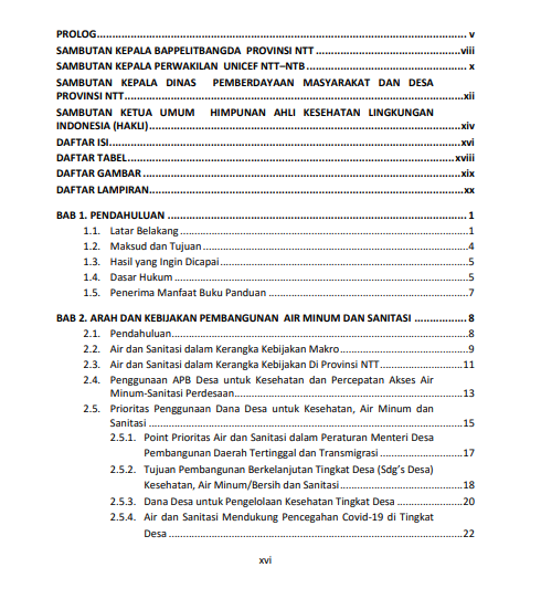 Detail Buku Panduan Air Dan Sanitasi Nomer 8