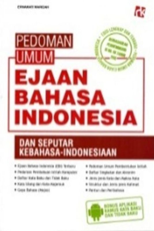 Detail Buku Panduan Bahasa Indonesia Nomer 9