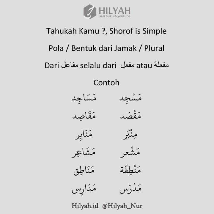 Detail Buku Panduan Belajar Nahwu Shorof Nomer 23