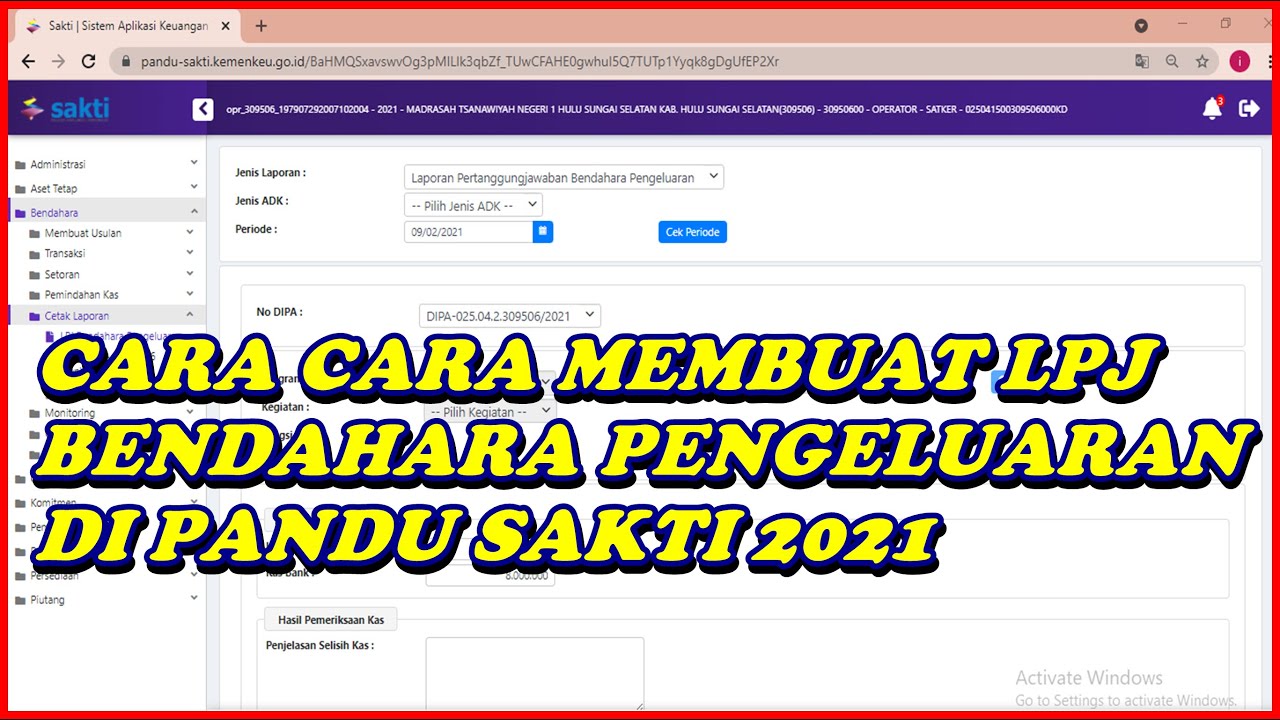 Detail Buku Panduan Bendahara Pengeluaran Nomer 13