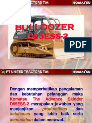 Detail Buku Panduan Dozer D85ess Nomer 8