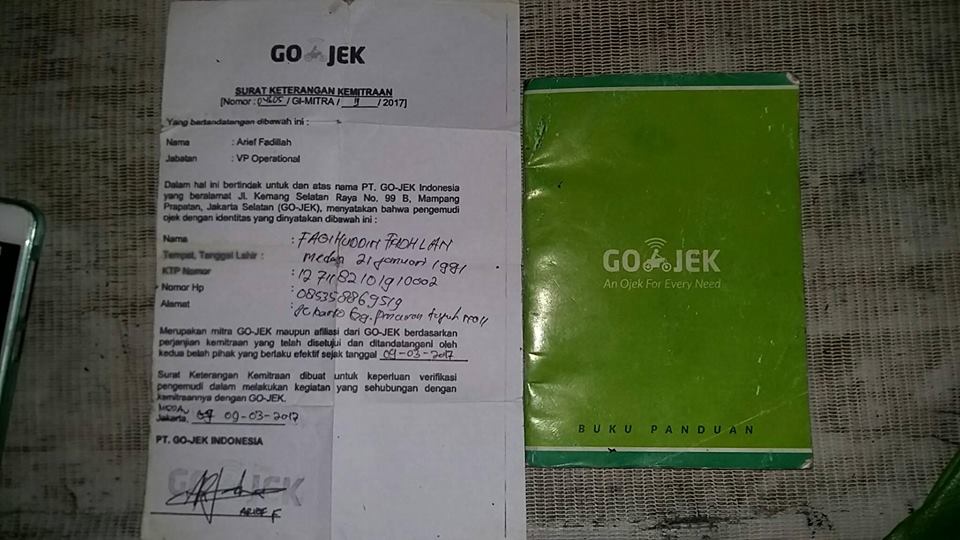 Detail Buku Panduan Driver Gojek Nomer 12