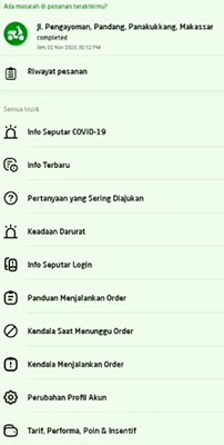 Detail Buku Panduan Driver Gojek Nomer 38