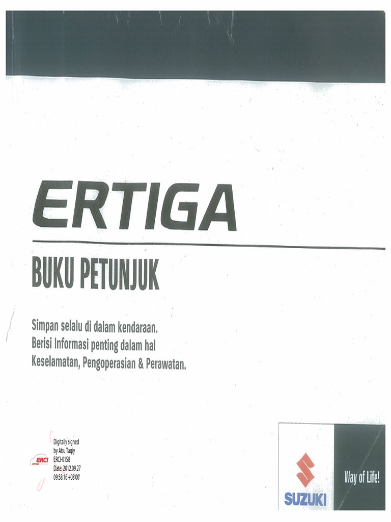 Detail Buku Panduan Ertiga Nomer 17