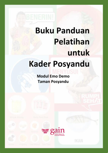 Detail Buku Panduan Kader Posyandu Nomer 8