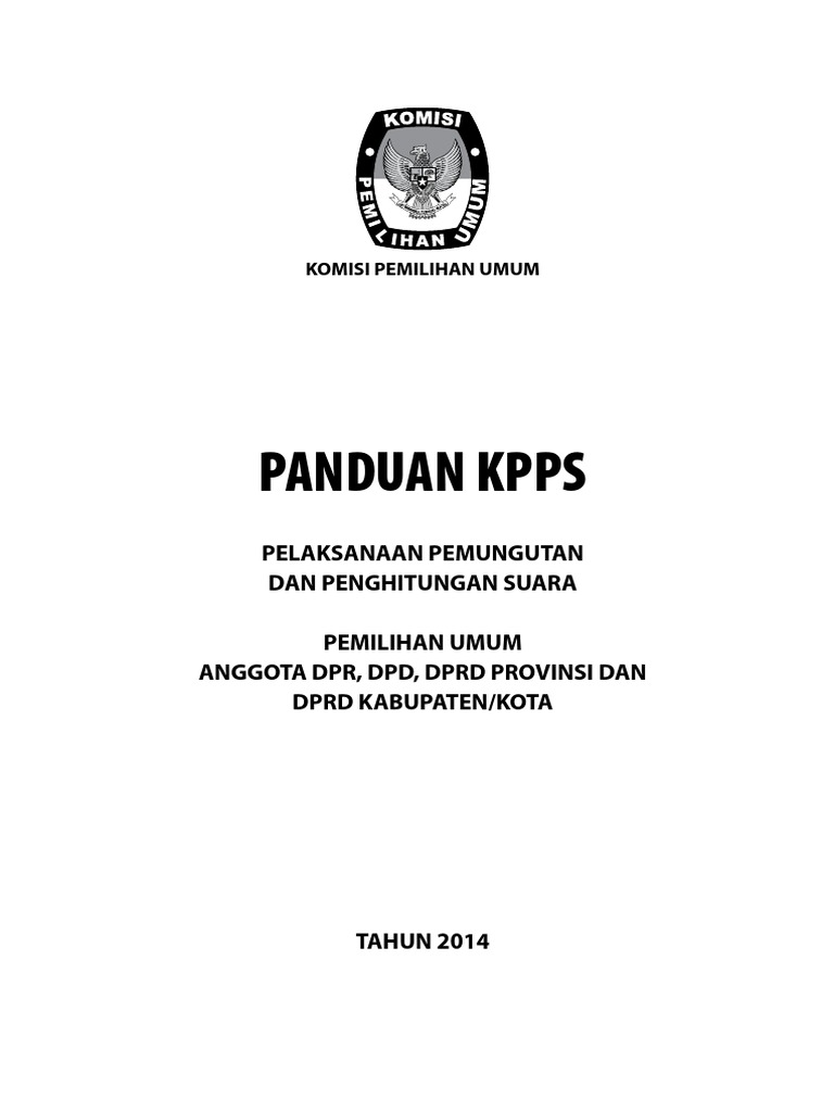 Detail Buku Panduan Kpps Nomer 40