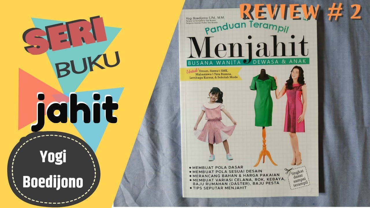 Detail Buku Panduan Menjahit Nomer 29