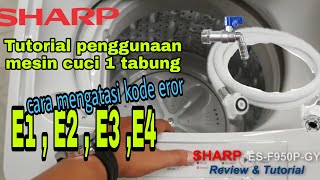 Detail Buku Panduan Mesin Cuci Sharp Es F950p Gy Nomer 20