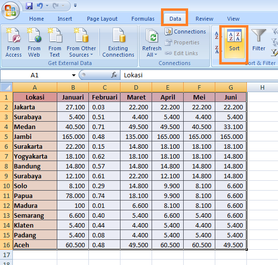 Detail Buku Panduan Microsoft Excel 2007 Nomer 15