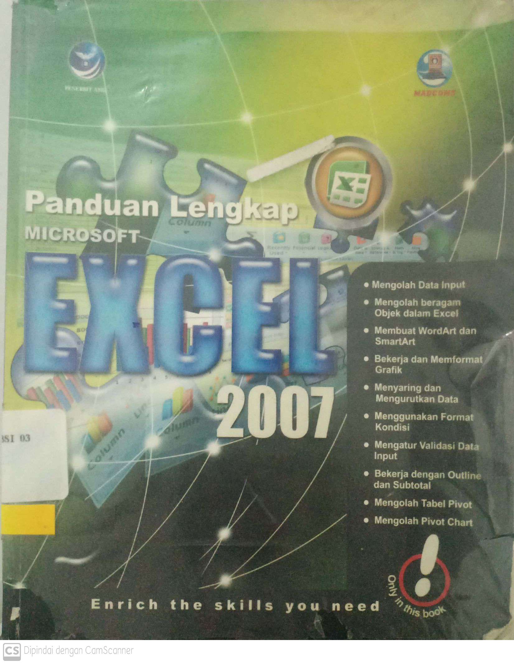 Detail Buku Panduan Microsoft Excel 2007 Nomer 8