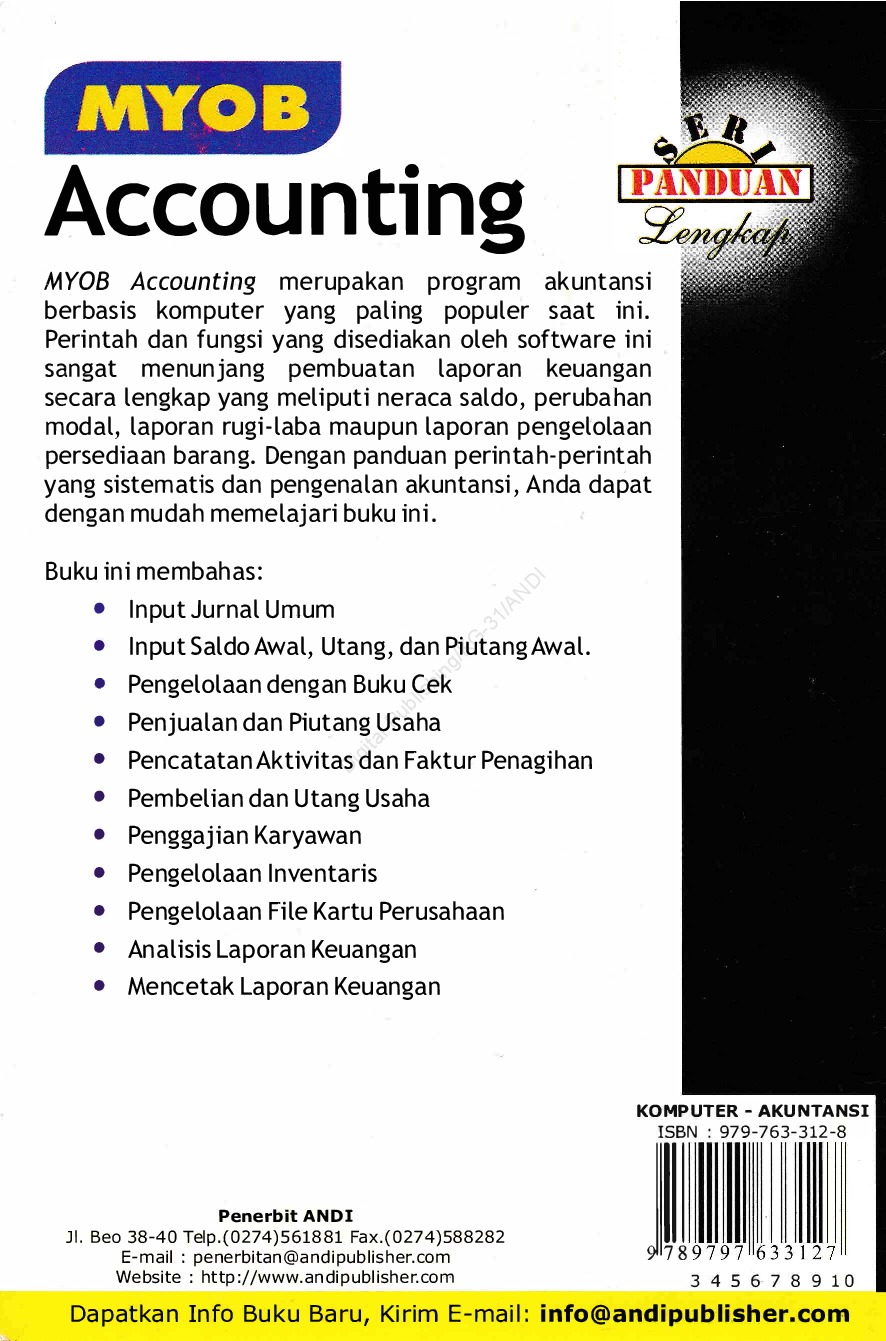Detail Buku Panduan Myob Nomer 33