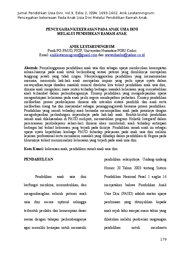 Detail Buku Panduan Perlindungan Anak Paud Nomer 46