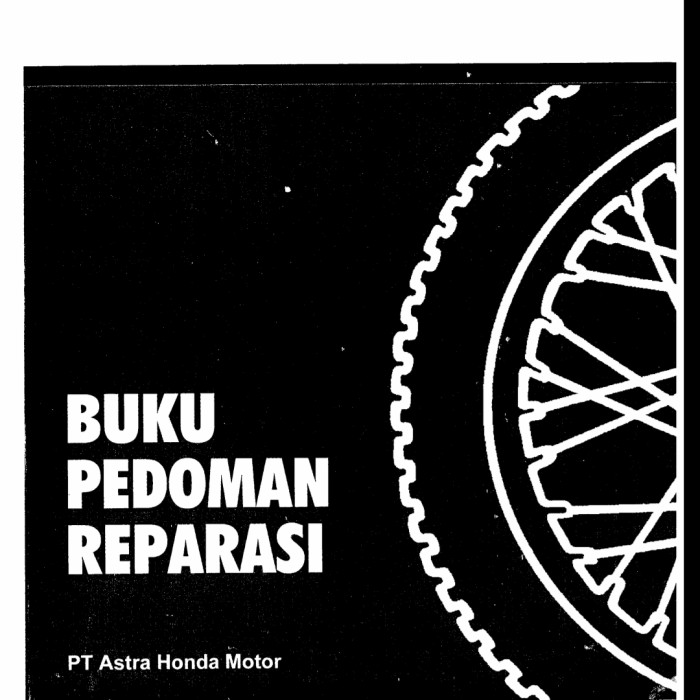 Detail Buku Panduan Reparasi Honda Nomer 29