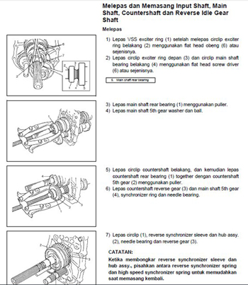 Detail Buku Panduan Reparasi Honda Nomer 39