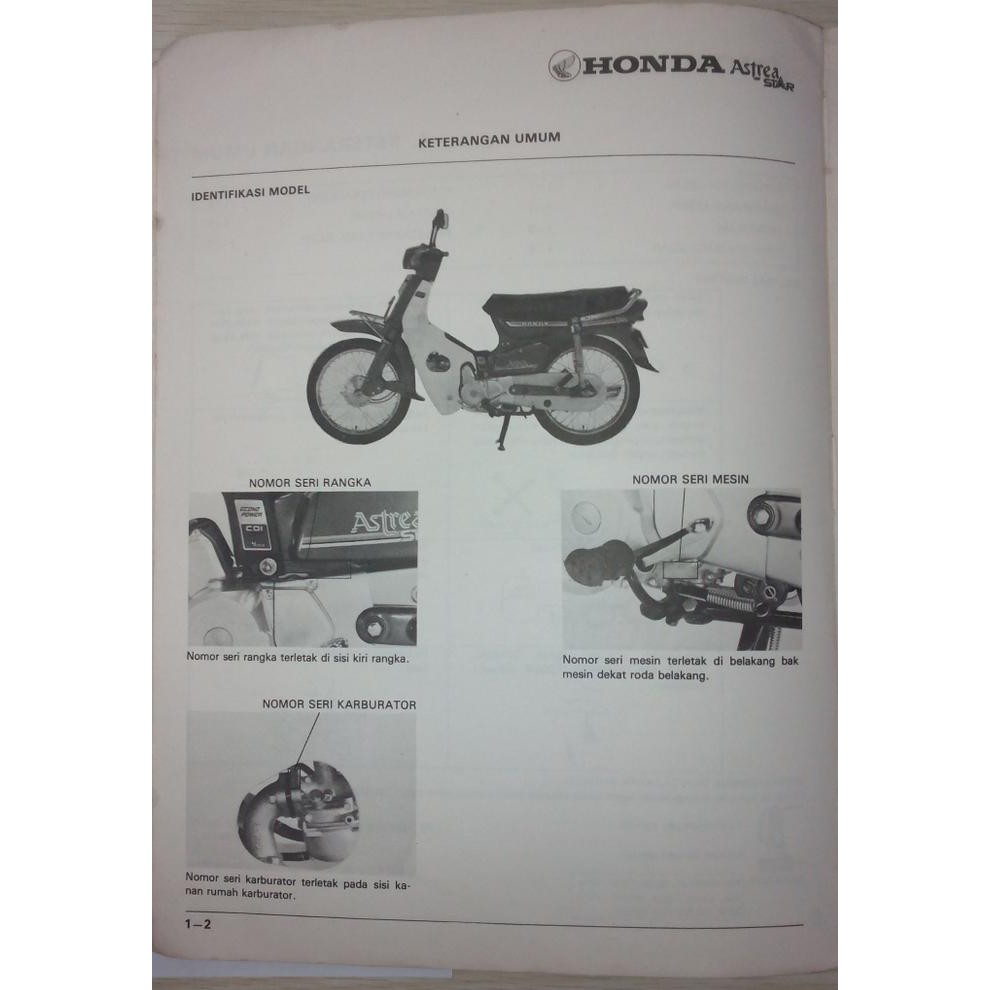 Detail Buku Panduan Reparasi Honda Nomer 46