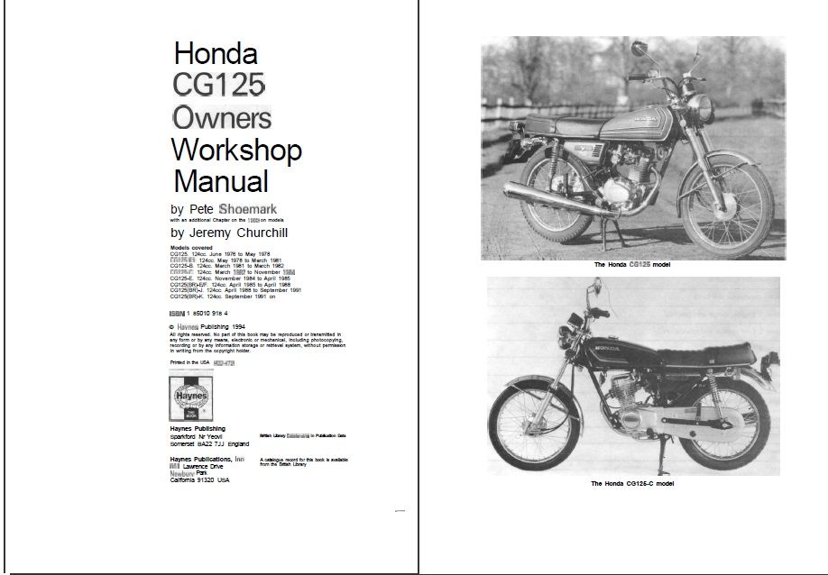 Detail Buku Panduan Reparasi Honda Nomer 55