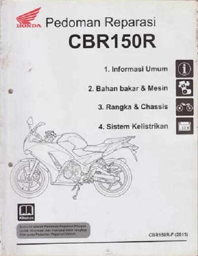 Detail Buku Panduan Reparasi Honda Nomer 9