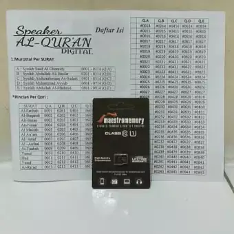 Detail Buku Panduan Speaker Quran Nomer 30