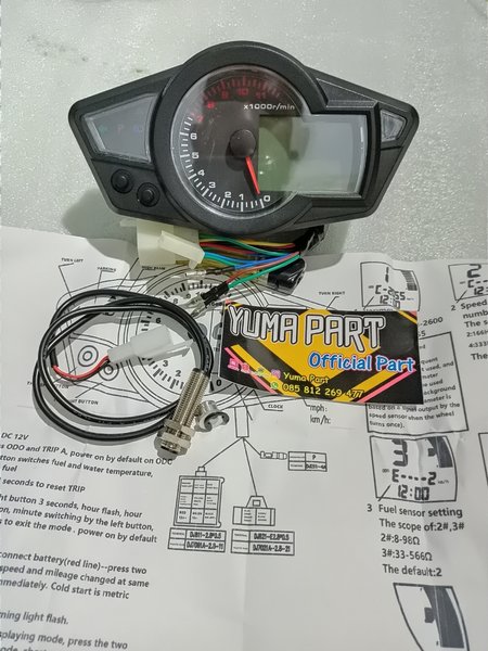 Buku Panduan Speedometer Koso Rx1n - KibrisPDR