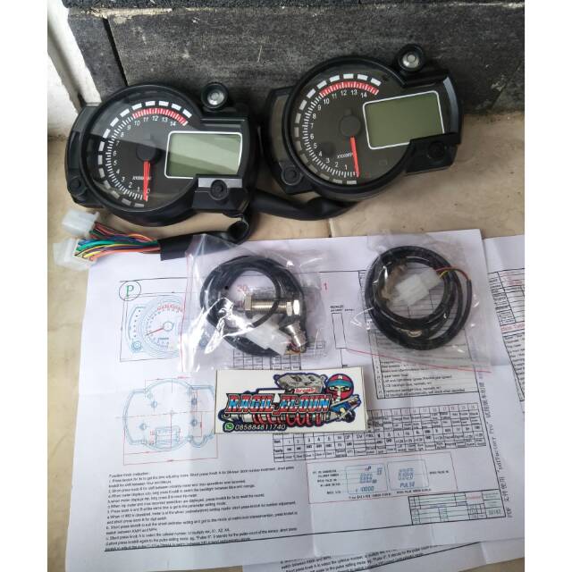 Detail Buku Panduan Speedometer Koso Rx1n Nomer 17