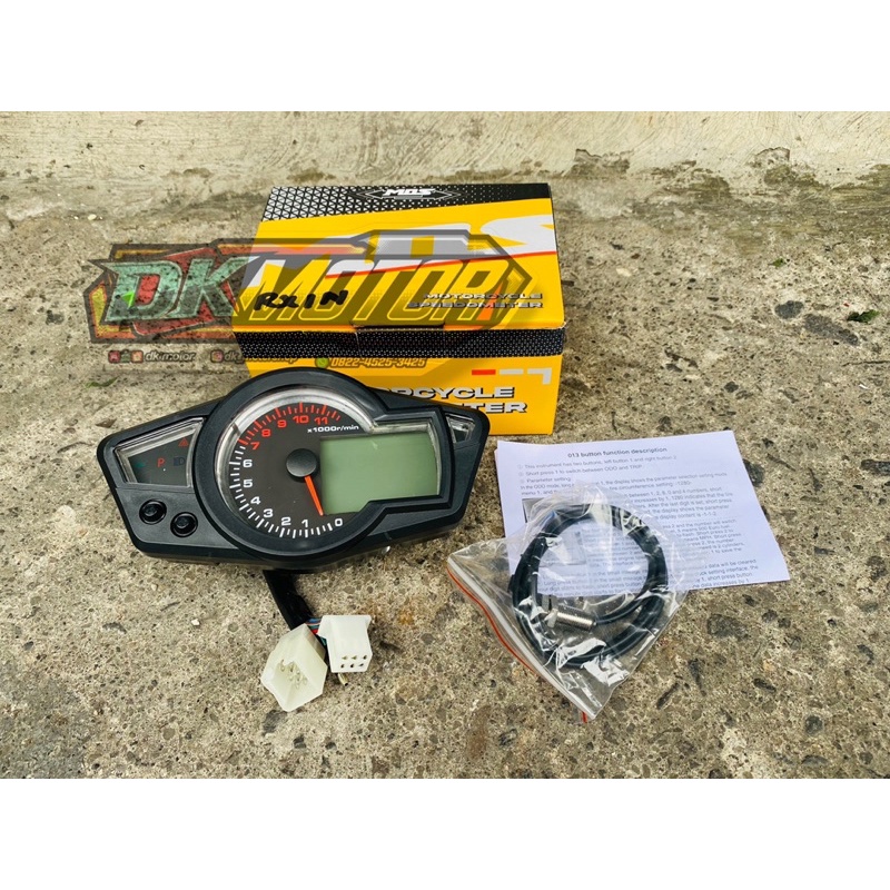 Detail Buku Panduan Speedometer Koso Rx1n Nomer 23