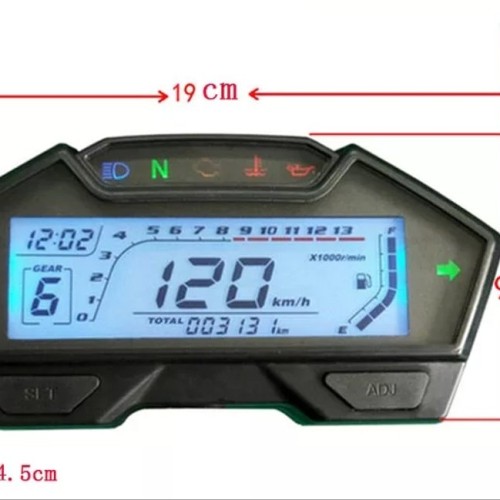 Detail Buku Panduan Speedometer Koso Rx1n Nomer 27