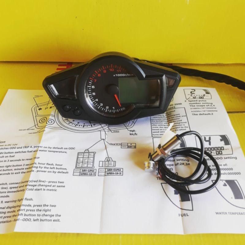 Detail Buku Panduan Speedometer Koso Rx2n Replika Nomer 20