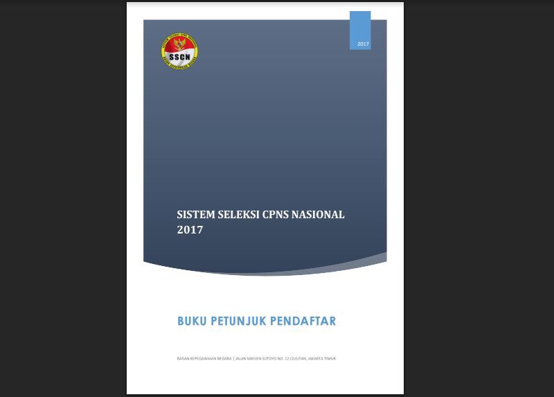 Detail Buku Panduan Sscn Nomer 22