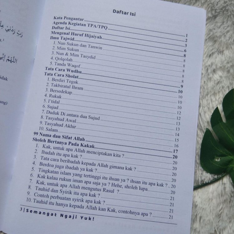 Detail Buku Panduan Tpq Nomer 31