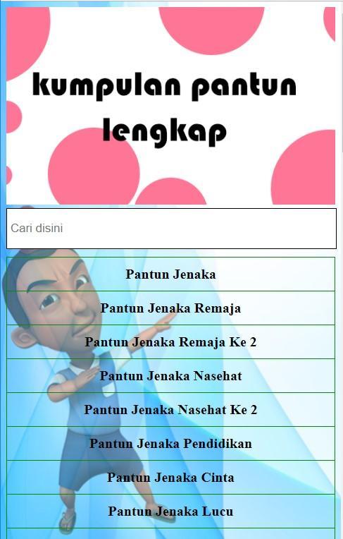 Detail Buku Pantun Lucu Nomer 2